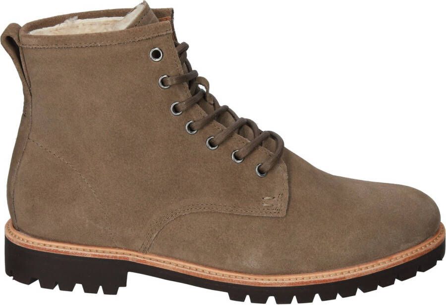 Blackstone UG10 CARIBOU HIGH TOP DESERT BOOTS SHEEPSKIN Man Grey