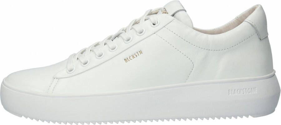 Blackstone Witte Leren Sneakers Comfort Stijl White Dames