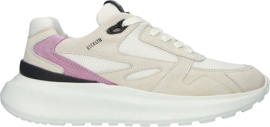 Blackstone MADISON Lamb Orchid Chunky sneaker Vrouw Off white