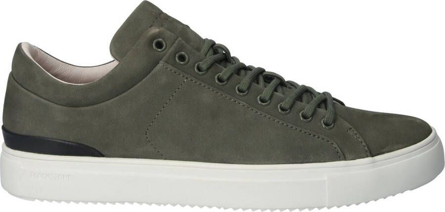 BLACKSTONE PM56 Battle Groen Leer Lage sneakers Heren