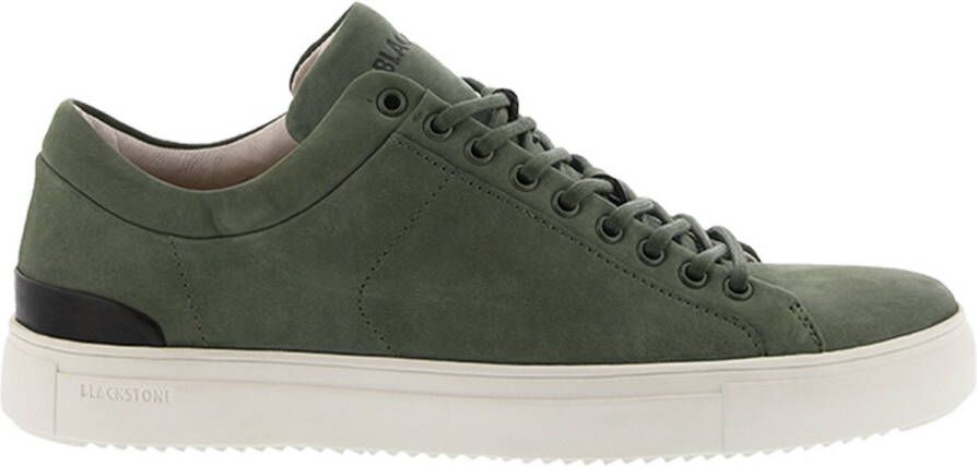 BLACKSTONE PM56 Battle Groen Leer Lage sneakers Heren