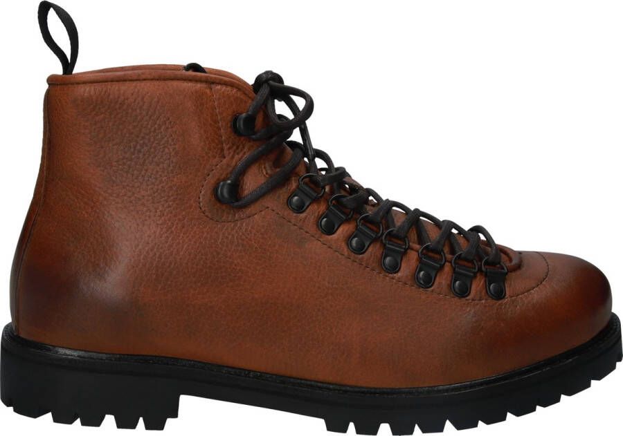 Blackstone Ug44 OUD Geel Lage Bikerboots Bont Brown Heren