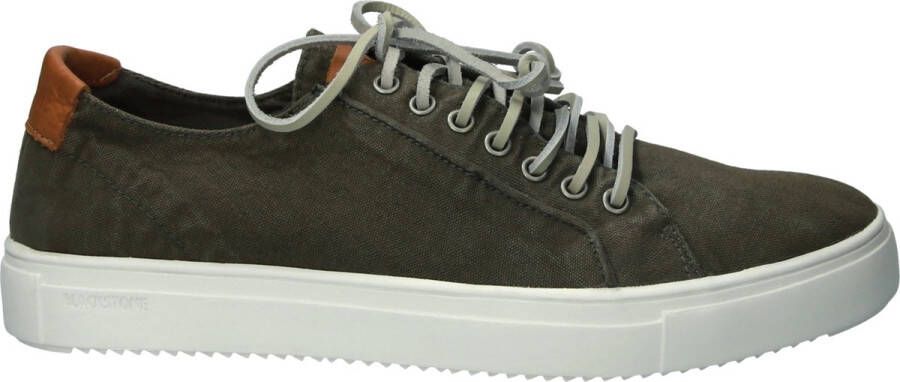 Blackstone Canvas Sneaker Tristan Beetle Style Green Heren