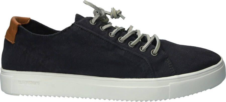 Blackstone Donkere Leisteen Sneaker Pm31 Canvas Blue Heren