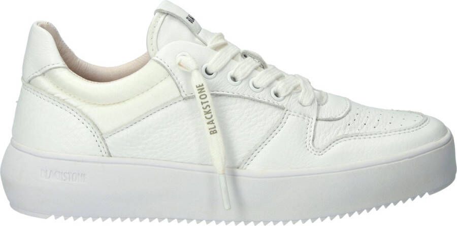 Blackstone Witte Lage Sneaker met Unieke Cupzool White Dames