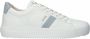 Blackstone RYDER White Cambray Blue Sneaker (low) Vrouw White - Thumbnail 3