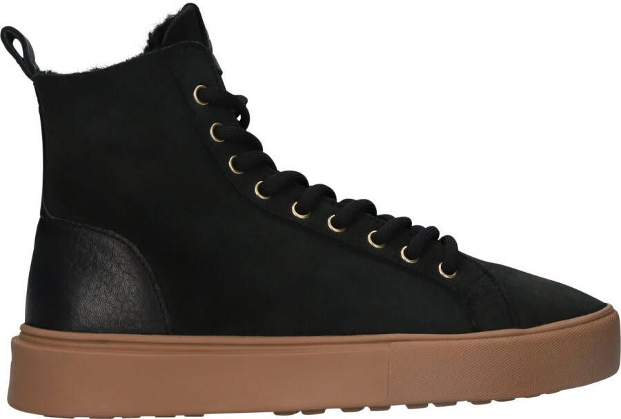 Blackstone Sermeq Akna Black Sneaker (high) Black Dames