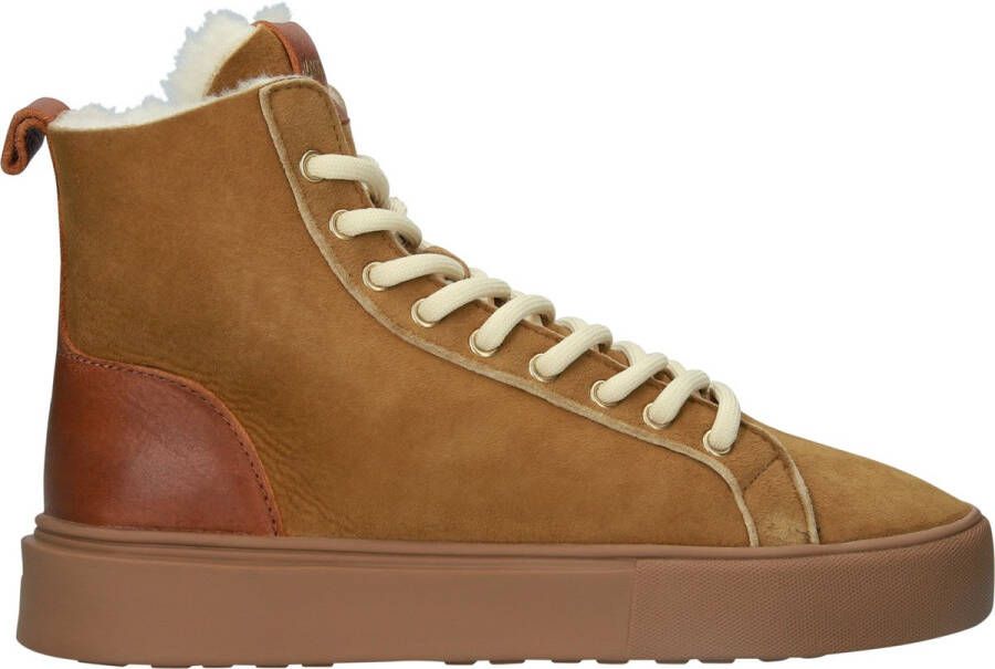 Blackstone SERMEQ AKNA Dijon Sneaker (high) Vrouw Cognac