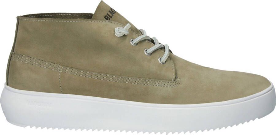 Blackstone Olijf Sneaker Mid-Top Stijlvolle Keuze Green Heren