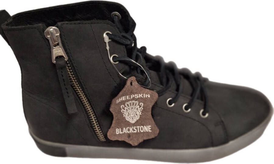 Blackstone SNEAKER-KL62-DOWN BL LEER