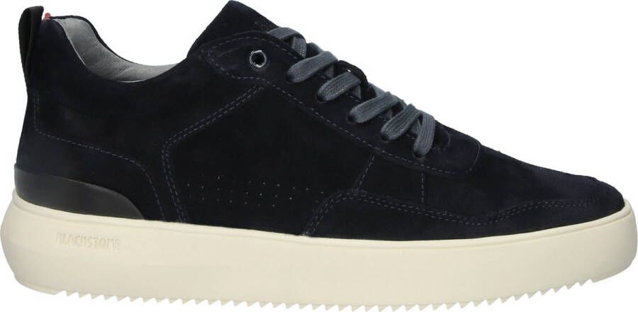 Blackstone Heren Sneakers Ag116 Navy Stellan Donkerblauw