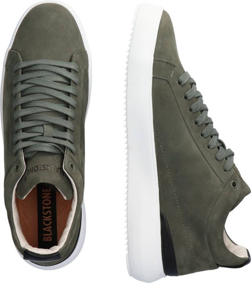 Blackstone TREVOR YG23 MULLET BASIL MID-SNEAKER Man MULLET BASIL