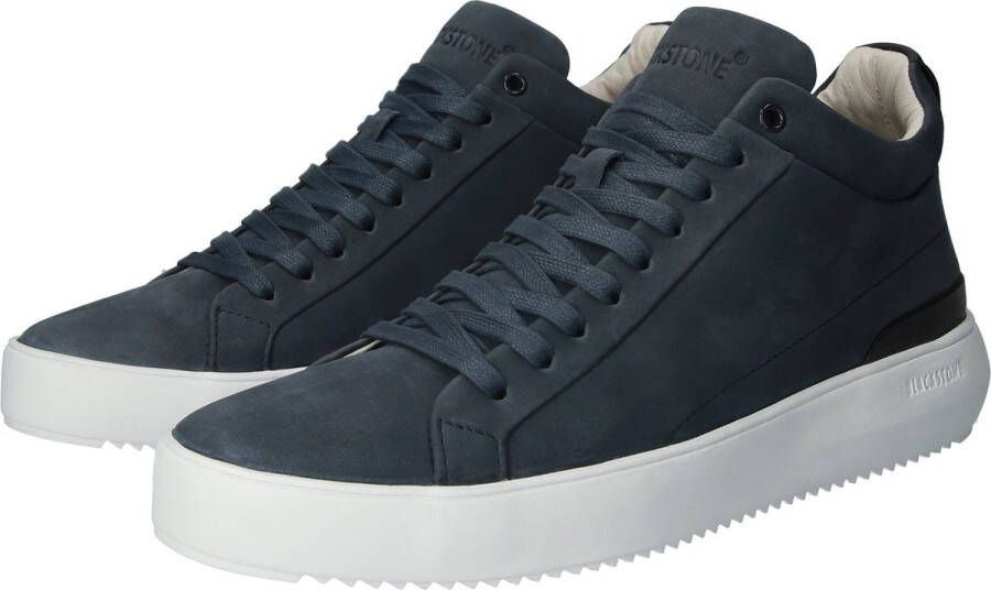 Blackstone TREVOR YG23 TOTAL ECLIPSE MID-SNEAKER Man Blue