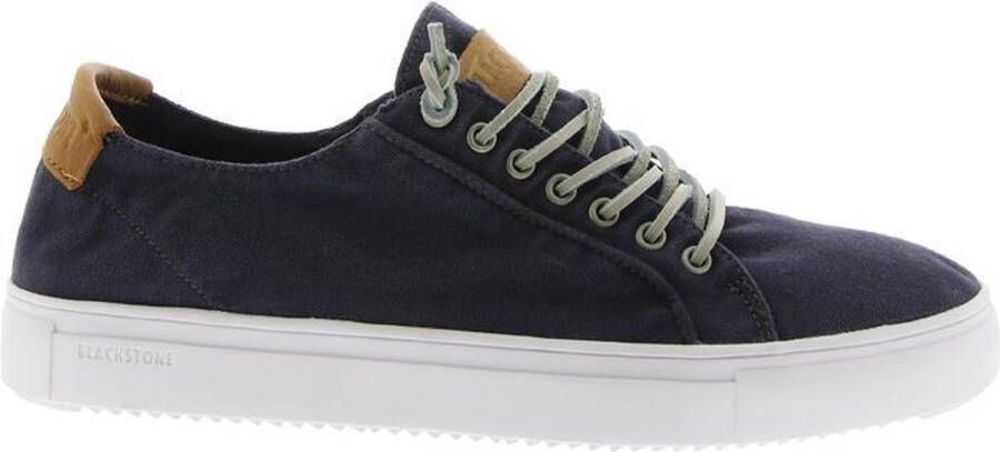 Blackstone Donkere Leisteen Sneaker Pm31 Canvas Blue Heren