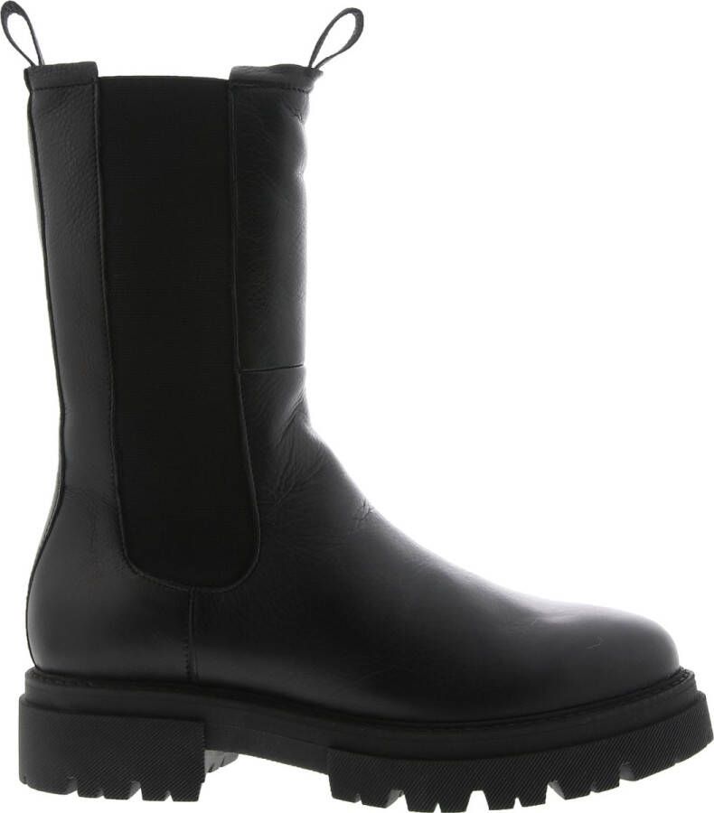 Blackstone UL88 BLACK HIGH CHELSEA BOOT SHEEPSKIN Vrouw Black