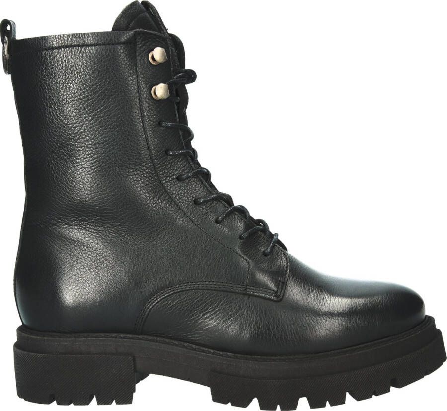 Blackstone UL85 BLACK LEATHER BOOT FUR Vrouw Black