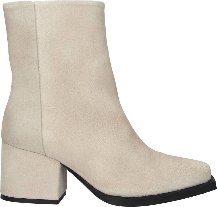 Blackstone XL35 OFF WHITE ZIPPER BOOT Vrouw Beige