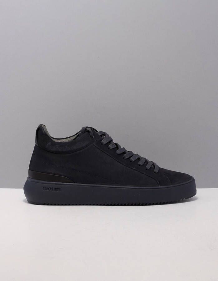 Blackstone yg23 sneakers heren blauw navy nubuck