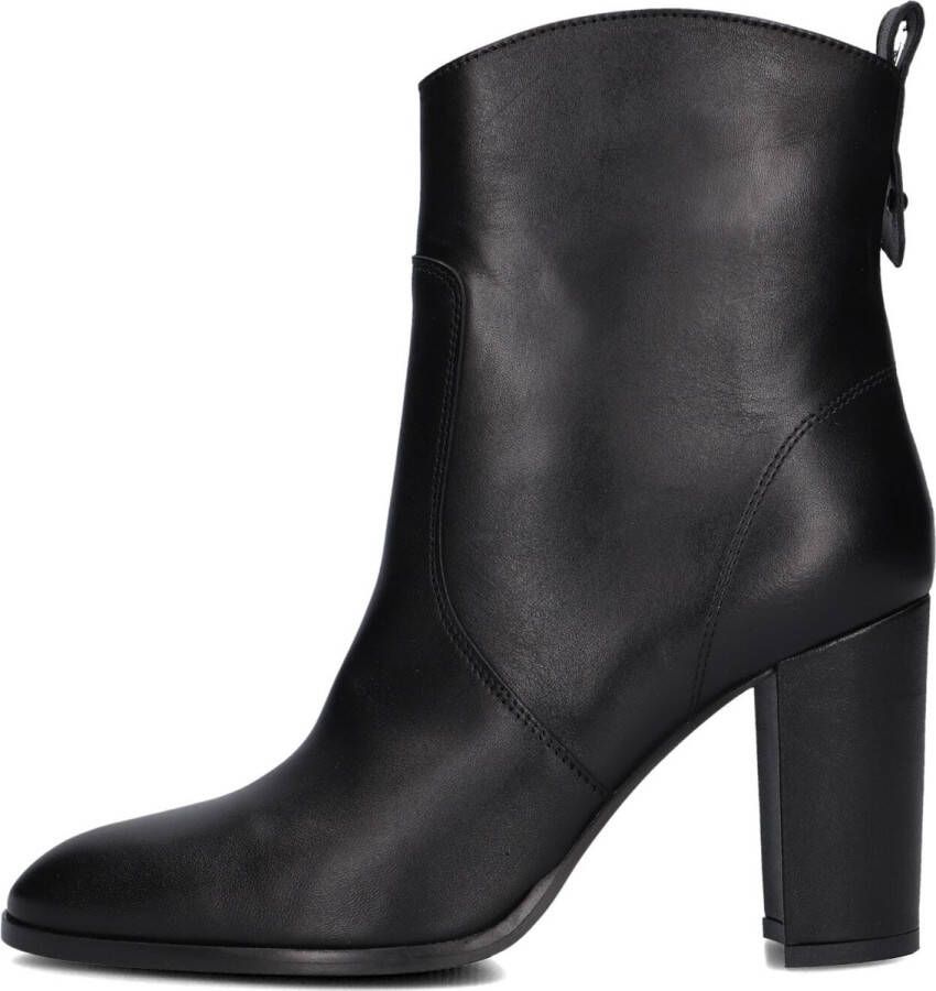 BLASZ 165 Enkellaarsjes Enkelboots met rits Dames Zwart