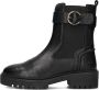 BLASZ Enkelboots Dames Monk-28 Maat: 36 Materiaal: Leer Kleur: Zwart - Thumbnail 2