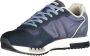 Blauer Sportieve Vetersneakers met Contrastdetails Multicolor Heren - Thumbnail 1