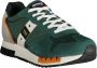 Blauer Sportieve Groene Sneaker met Contrastdetails Green Heren - Thumbnail 1