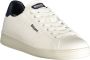 Blauer Witte Polyester Sneakers met Sportieve Details White Heren - Thumbnail 1