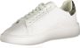 Blauer Stijlvolle Witte Polyester Sneaker White Heren - Thumbnail 1