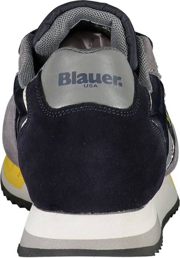 Blauer Blauwe Contrast Sneakers: Verhoog Je Stap Multicolor Heren