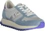 Blauer Blauwe Sportsneaker met Contrasterende Details Multicolor Dames - Thumbnail 1