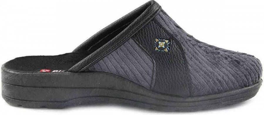 blenzo Heren Pantoffels 7864 Corduroy Muil Grijs