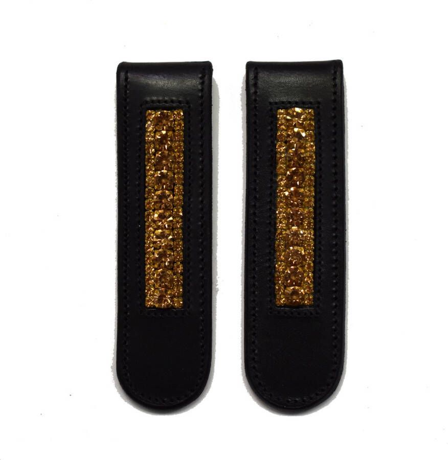 Bling Your Horse Boot Clips Gold
