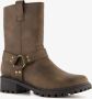 BLUE BOX dames biker boots bruin - Thumbnail 1