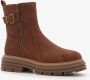 BLUE BOX dames biker boots cognac - Thumbnail 2