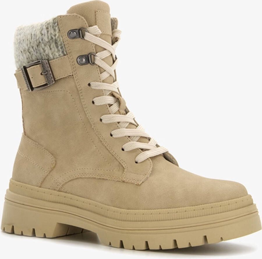 BLUE BOX dames boots beige Uitneembare zool