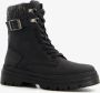 BLUE BOX dames boots met stoffen details Zwart Maat Uitneembare zool37 - Thumbnail 1