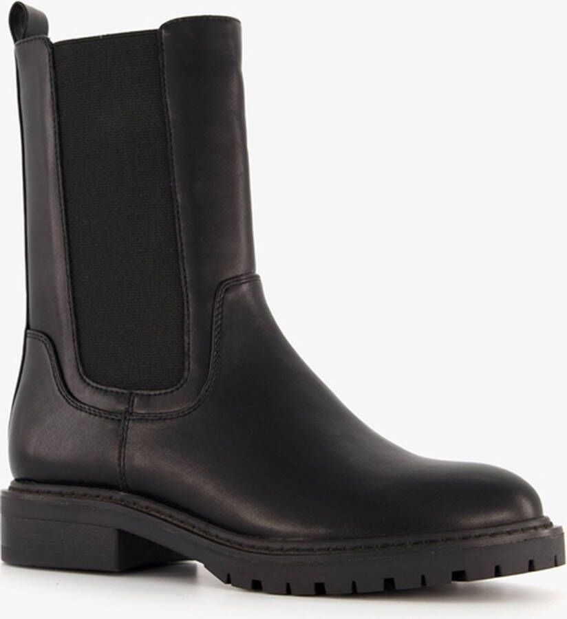 BLUE BOX dames chelsea boots zwart