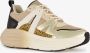 BLUE BOX dames dad sneakers beige goud Uitneembare zool - Thumbnail 1