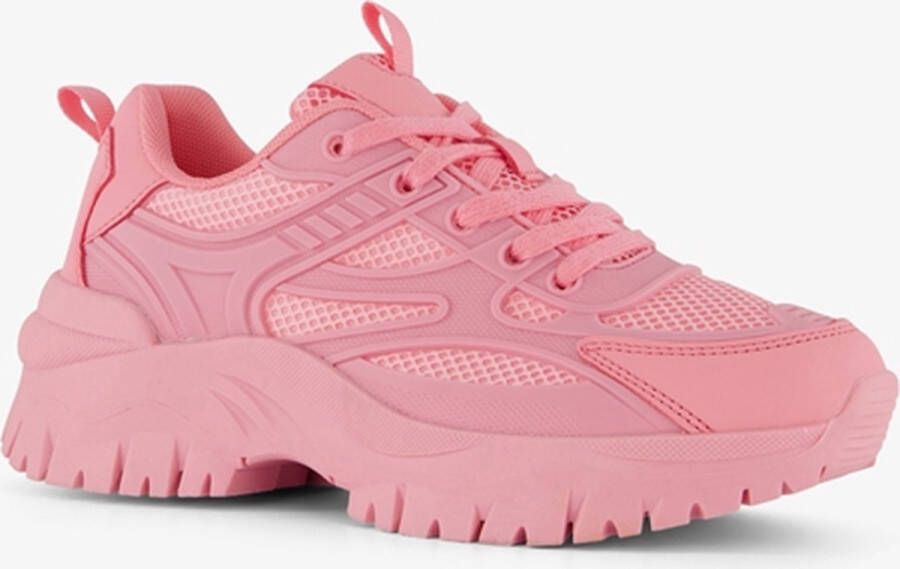 BLUE BOX dames dad sneakers roze