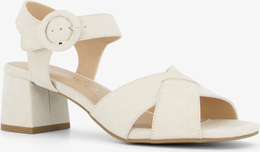 BLUE BOX dames sandalen met hak beige