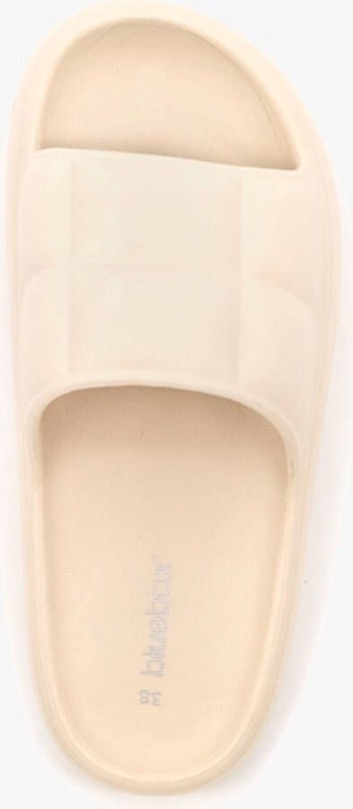 BLUE BOX dames slippers met plateauzool Beige - Foto 1