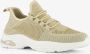 BLUE BOX dames sneakers beige Uitneembare zool - Thumbnail 3