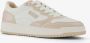 BLUE BOX dames sneakers beige wit Uitneembare zool - Thumbnail 1