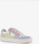 BLUE BOX dames sneakers wit pastel Uitneembare zool - Thumbnail 4