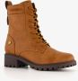 BLUE BOX dames veterboots cognac - Thumbnail 1