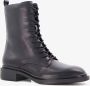 Blue Box dames veterboots zwart - Thumbnail 3