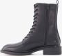 Blue Box dames veterboots zwart - Thumbnail 1