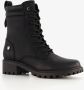 BLUE BOX dames veterboots zwart - Thumbnail 1