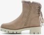 Blue Box gevoerde dames boots beige - Thumbnail 1