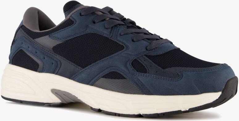 BLUE BOX heren dad sneakers blauw Uitneembare zool